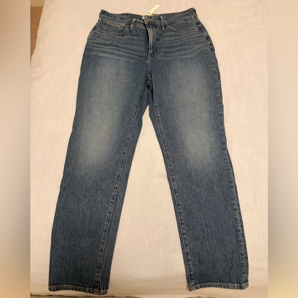 NWT Madewell Curvy Perfect Vintage  Blue Women's Jeans
